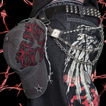 BARBED HAT (3 EYELETS)