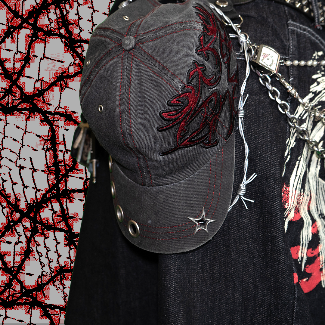 BARBED HAT (4 EYELETS)